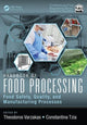 Book cover of: Handbook of Food Processing. By: Theodoros Varzakas