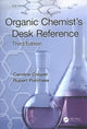 Book cover of: Organic Chemist's Desk Reference. By: Caroline Cooper