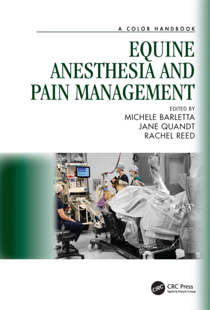 Book cover of: Equine Anesthesia and Pain Management. By: Jane Quandt