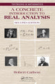 Book cover of: Concrete Introduction to Real Analysis. By: Robert Carlson