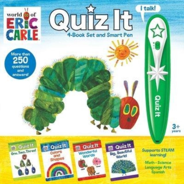 Book cover of: World of Eric Carle: Quiz It 4-Book Set and Smart Pen. By: PI Kids