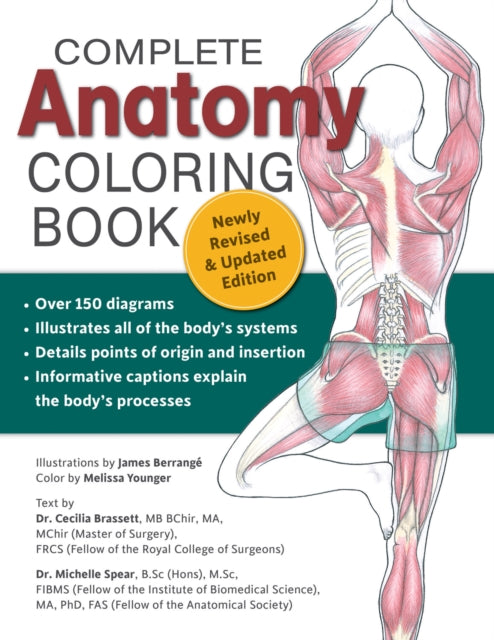 Book cover of: Complete Anatomy Coloring Book, Newly Revised and Updated Edition. By: C. R. Constant