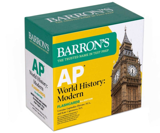 Book cover of: AP World History: Modern Flashcards, Sixth Edition