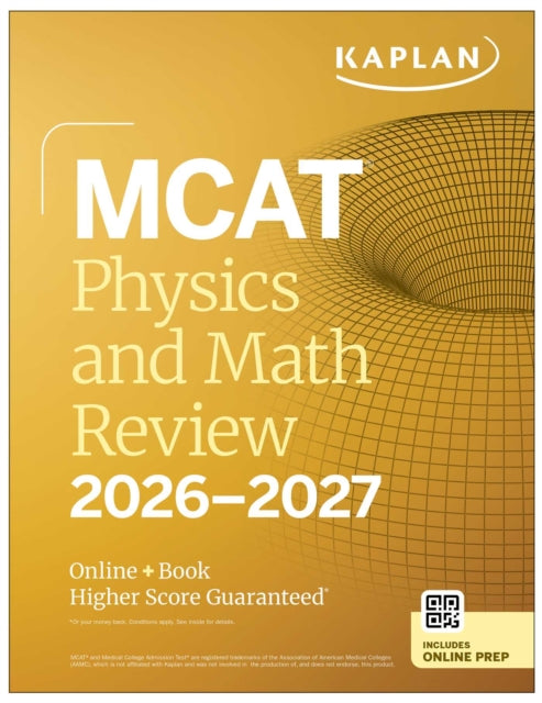 Book cover of: MCAT Physics and Math Review 2026-2027