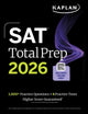 Book cover of: SAT Total Prep 2026: Includes 4 Full Length Practice Tests, 1,100+ Practice Questions + 1 Year Access to Online Quizzes and Video Lessons and Tutorials