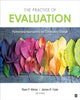 Book cover of: Practice of Evaluation. By: Ryan P. Kilmer