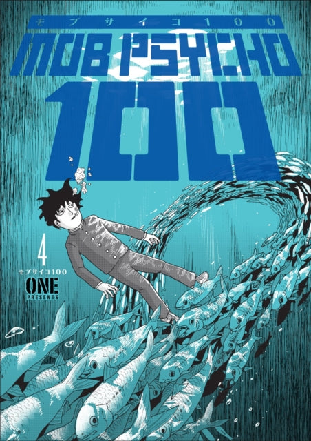 Book cover of: Mob Psycho 100 Volume 4. By: ONE