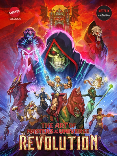 Book cover of: Art of Masters of the Universe: Revolution. By: Inc Staff Mattel