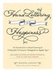 Book cover of: Hand Lettering for Happiness. By: Brenna Jordan