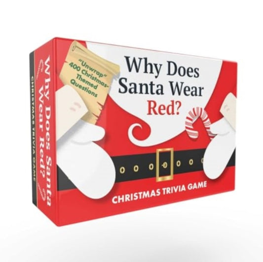 Book cover of: Why Does Santa Wear Red? Christmas Trivia Game
