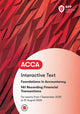 Book cover of: FIA Recording Financial Transactions FA1