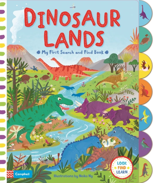 Book cover of: Dinosaur Lands. By: Neiko Ng