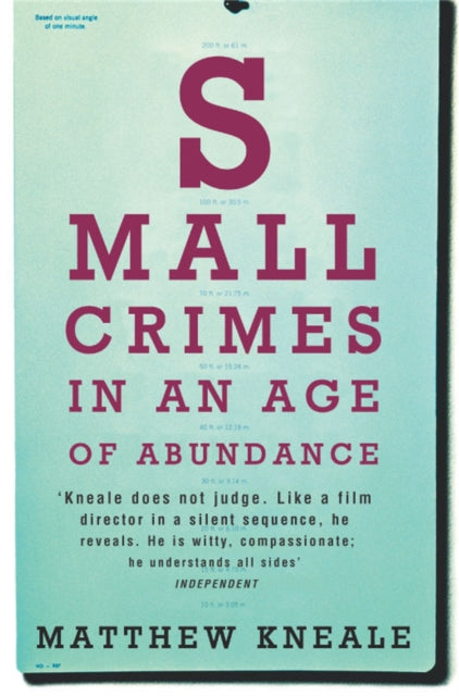 Book cover of: Small Crimes in an Age of Abundance. By: Matthew Kneale