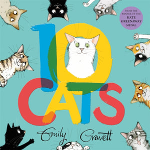 10 Cats, A chaotic colourful counting book