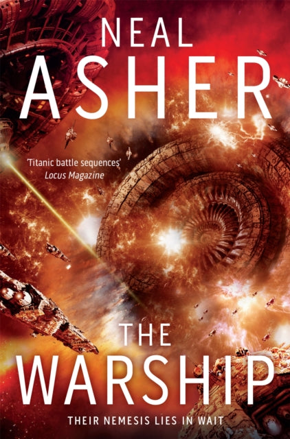 Book cover of: Warship. By: Neal L. Asher