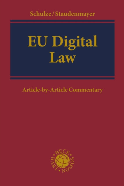Book cover of: EU Digital Law. By: Reiner Schulze