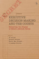 Book cover of: Executive Decision-Making and the Courts. By: T. T. Arvind