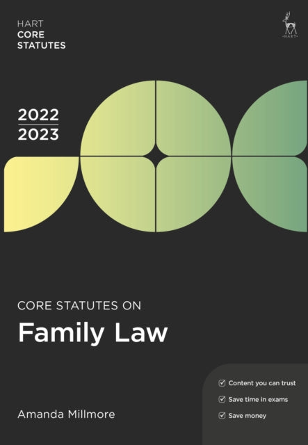 Book cover of: Core Statutes on Family Law 2022-23. By: Amanda Millmore
