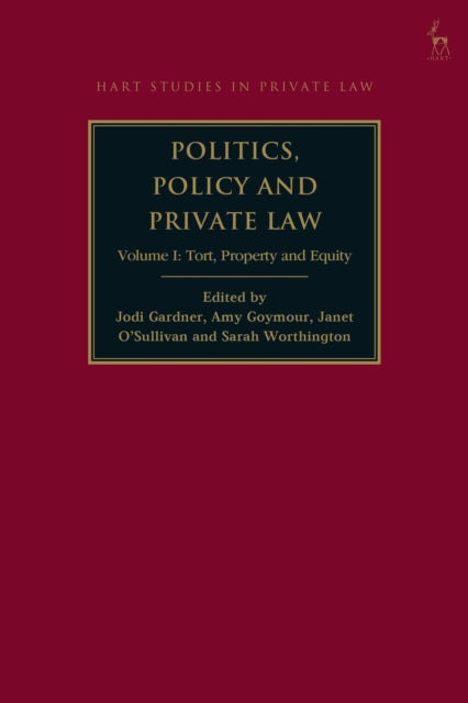 Book cover of: Politics, Policy and Private Law