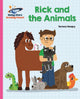 Book cover of: Reading Planet - Rick and the Animals - Pink B: Galaxy. By: Teresa Heapy