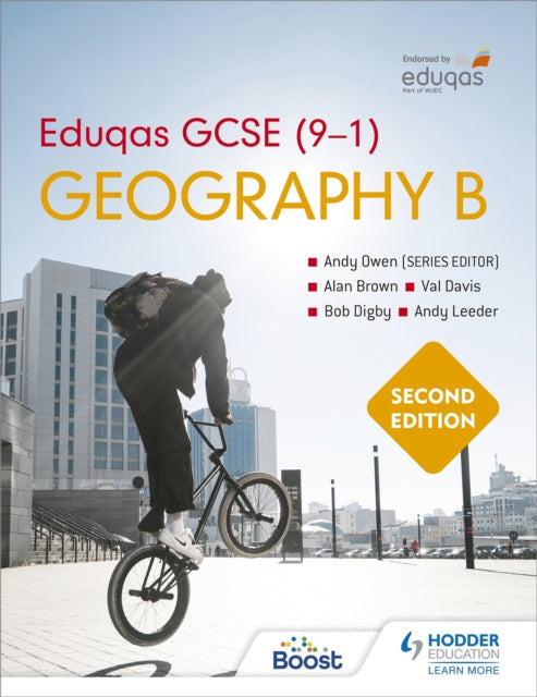 Book cover of: Eduqas GCSE (9-1) Geography B Second Edition. By: Andy Owen