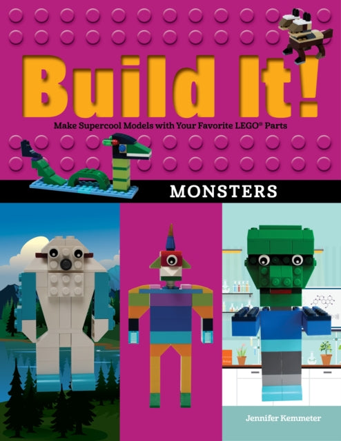 Book cover of: Build It! Monsters. By: Jennifer Kemmeter