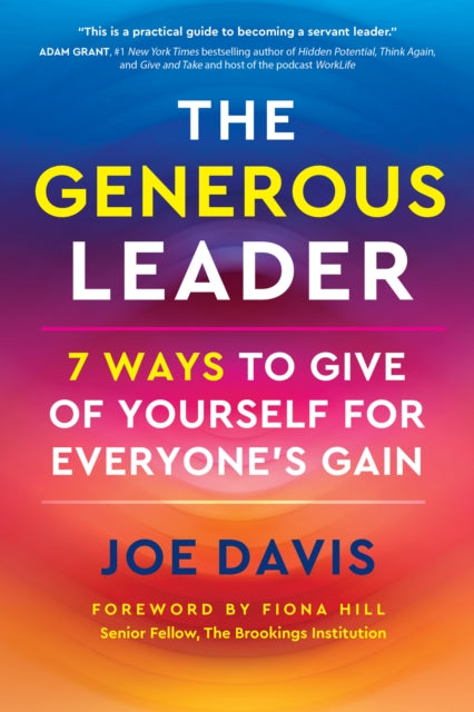 Book cover of: Generous Leader. By: Davis, Joe