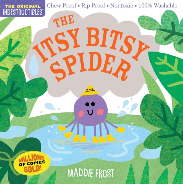 Book cover of: Indestructibles: The Itsy Bitsy Spider. By: Maddie Frost