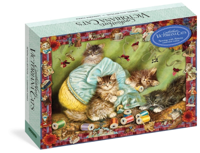 Book cover of: Cynthia Hart's Victoriana Cats: Sewing with Kittens 1,000-Piece Puzzle