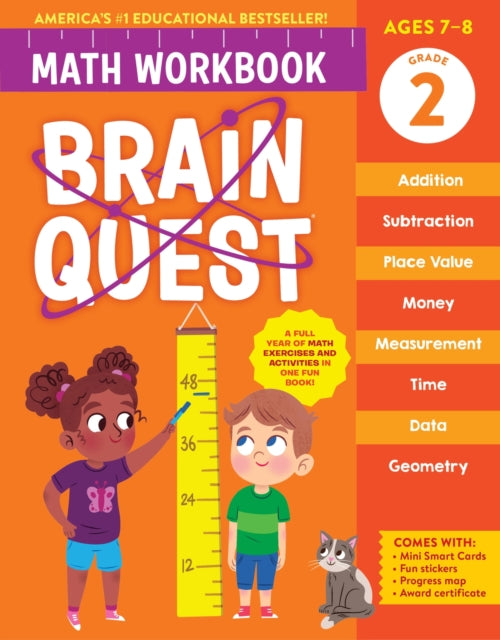 Book cover of: Brain Quest Math Workbook: 2nd Grade. By: Workman Publishing