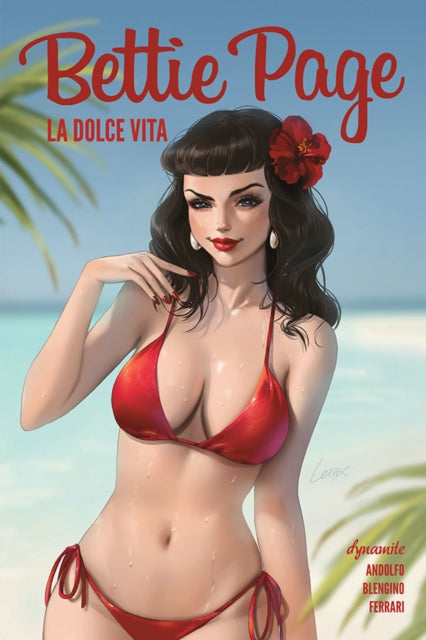Book cover of: Bettie Page: La Dolce Vita. By: Mirka Andolfo