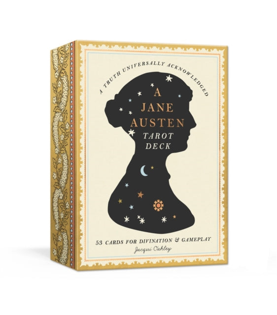 Book cover of: Jane Austen Tarot Deck. By: Jacqui Oakley