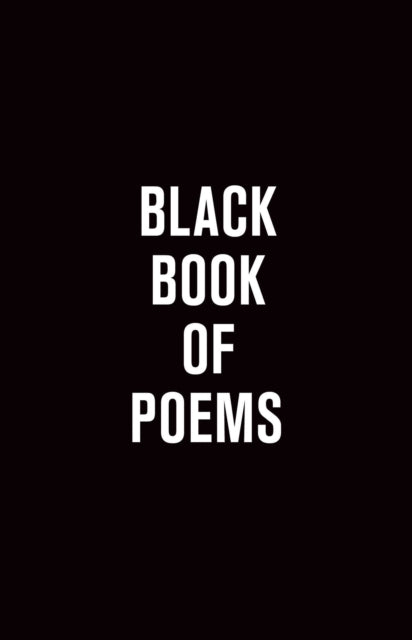Book cover of: Black Book of Poems. By: Vincent Hunanyan