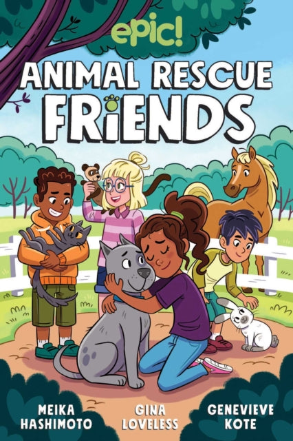 Book cover of: Animal Rescue Friends. By: Gina Loveless