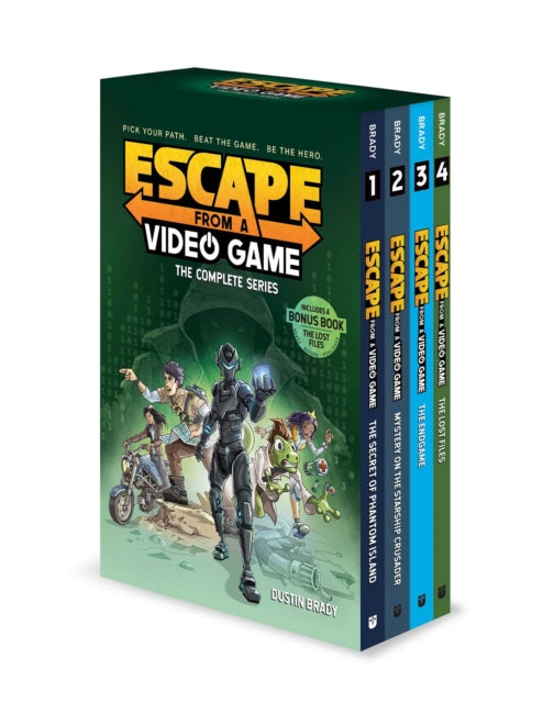 Book cover of: Escape from a Video Game. By: Dustin Brady