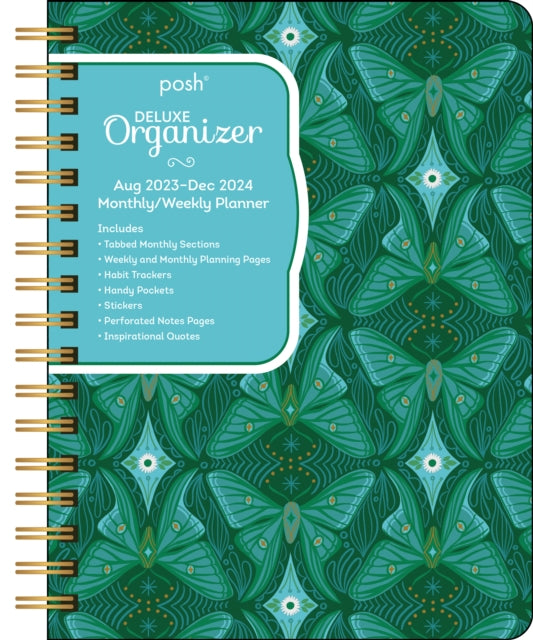Book cover of: Posh: Deluxe Organizer 17-Month 2023-2024 Monthly/Weekly Hardcover Planner Calendar