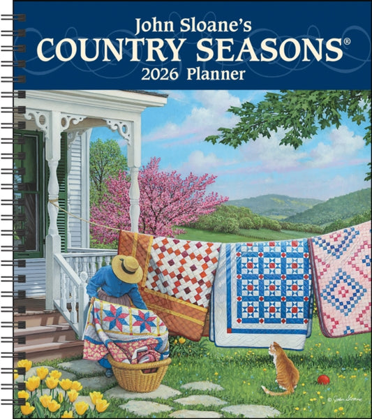 Book cover of: John Sloane's Country Seasons® 12-Month 2026 Monthly/Weekly Planner Calendar
