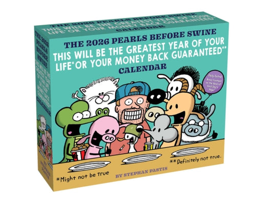 Book cover of: Pearls Before Swine 2026 Day-to-Day Calendar