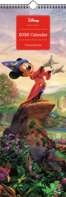 Book cover of: Disney Dreams Collection by Thomas Kinkade Studios 2026 Slim Calendar