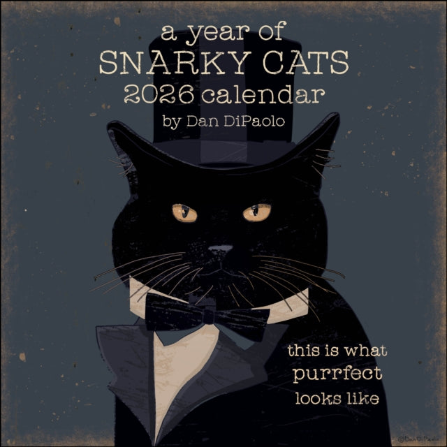 Book cover of: Year of Snarky Cats 2026 Wall Calendar