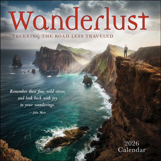 Book cover of: Wanderlust 2026 Wall Calendar