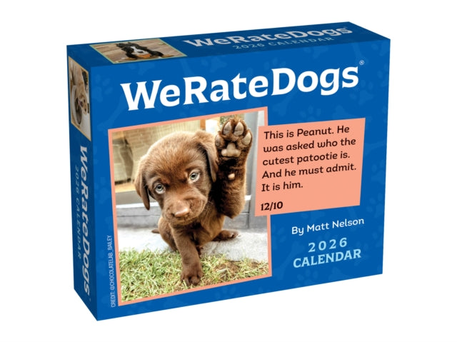 WeRateDogs 2026 Day-to-Day Calendar 9781524897802 