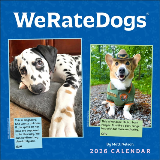 Book cover of: WeRateDogs 2026 Wall Calendar