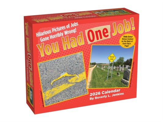 Book cover of: You Had One Job 2026 Day-to-Day Calendar