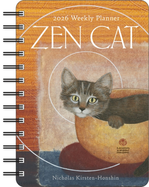 Book cover of: Zen Cat 2026 Weekly Planner Calendar