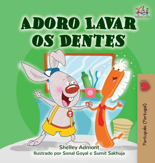 Book cover of: I Love to Brush My Teeth (Portuguese Edition - Portugal). By: Shelley Admont