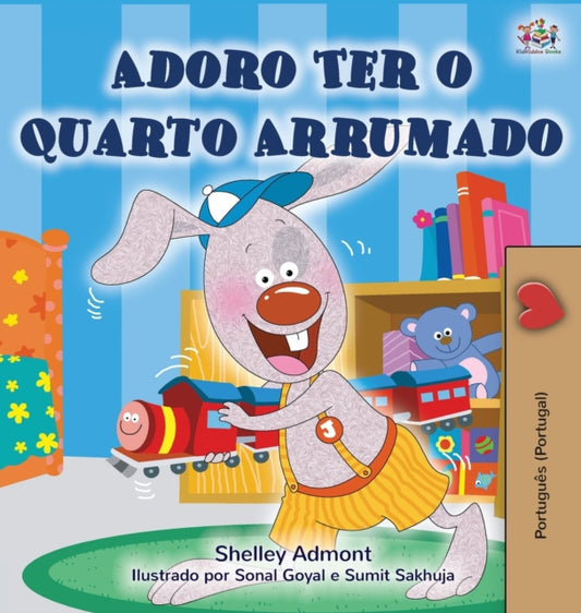 Book cover of: I Love to Keep My Room Clean (Portuguese Edition - Portugal). By: Shelley Admont
