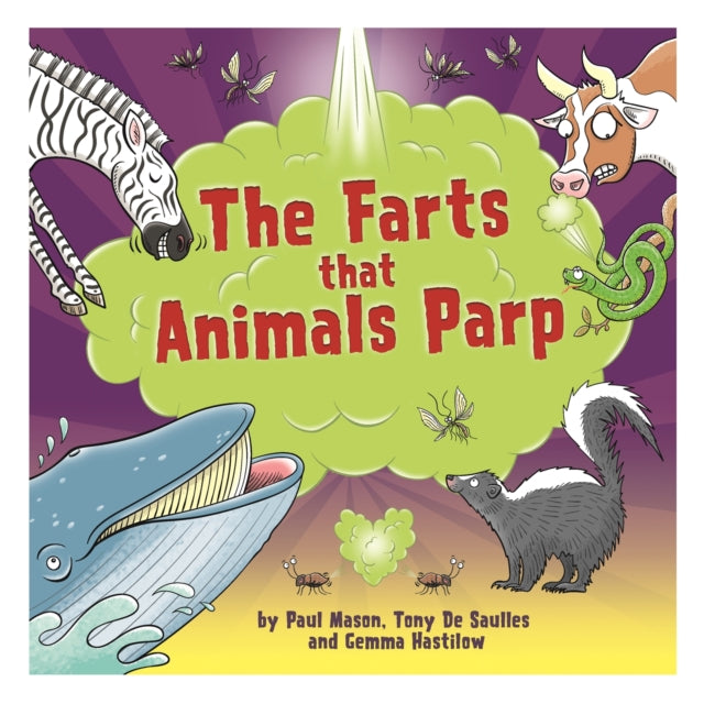 Book cover of: Farts that Animals Parp. By: Paul Mason