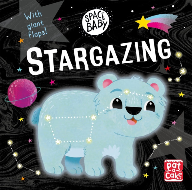 Book cover of: Space Baby: Stargazing. By: Pat-a-Cake