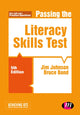 Book cover of: Passing the Literacy Skills Test. By: Jim Johnson
